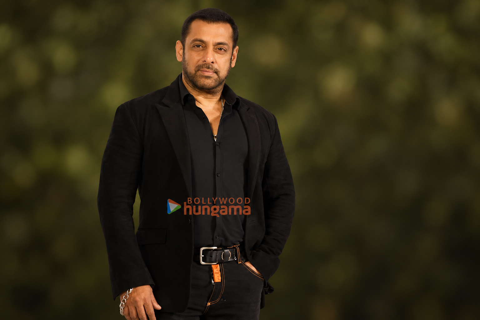 AI-modified archive photograph of Salman Khan from October 2023; not IIFA 2027 or an endorsement.