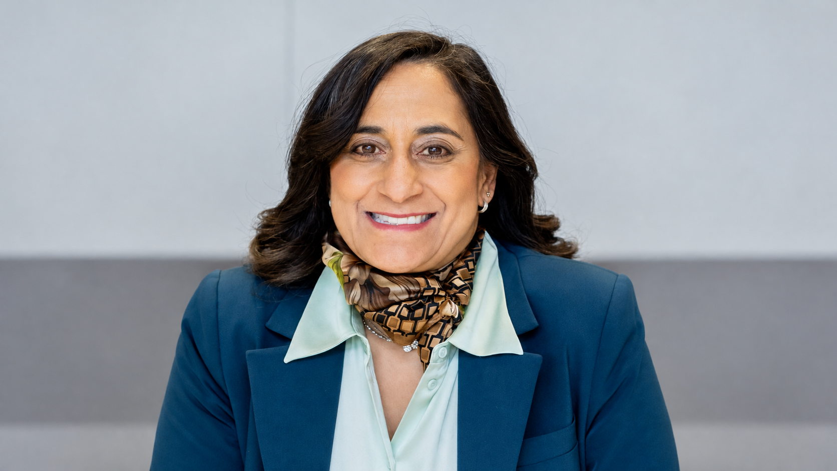 AI-modified editorial archive portrait of Anita Anand from December 2025; not a photograph of the October 2026 India visit.